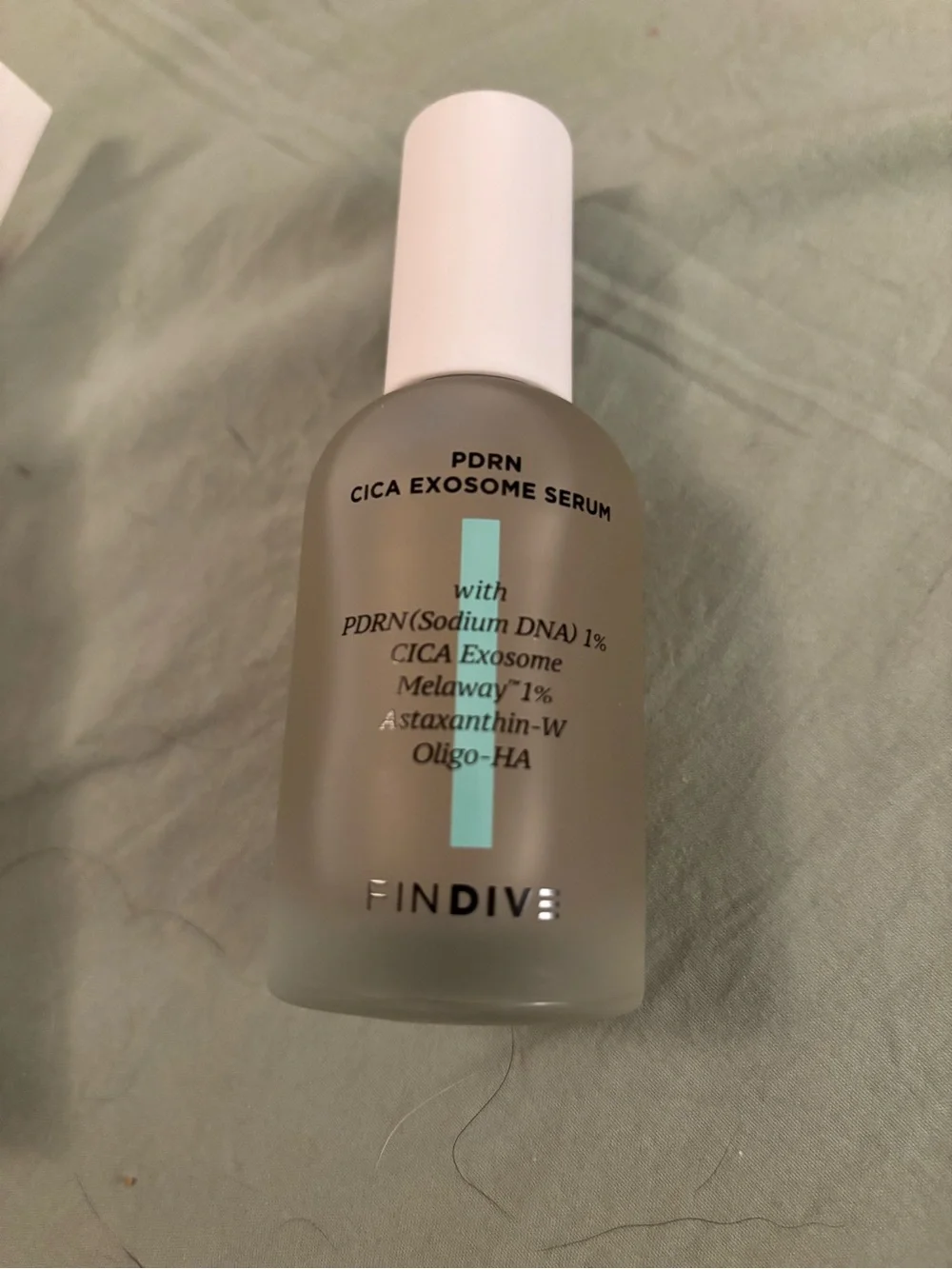FINDIVE PDRN Cica Exosome Serum - Mint Green Bottle